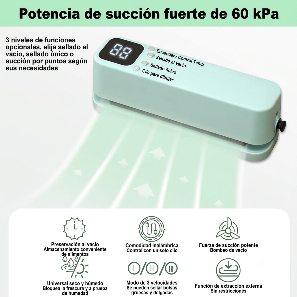 Mini selladora al vacío SMART