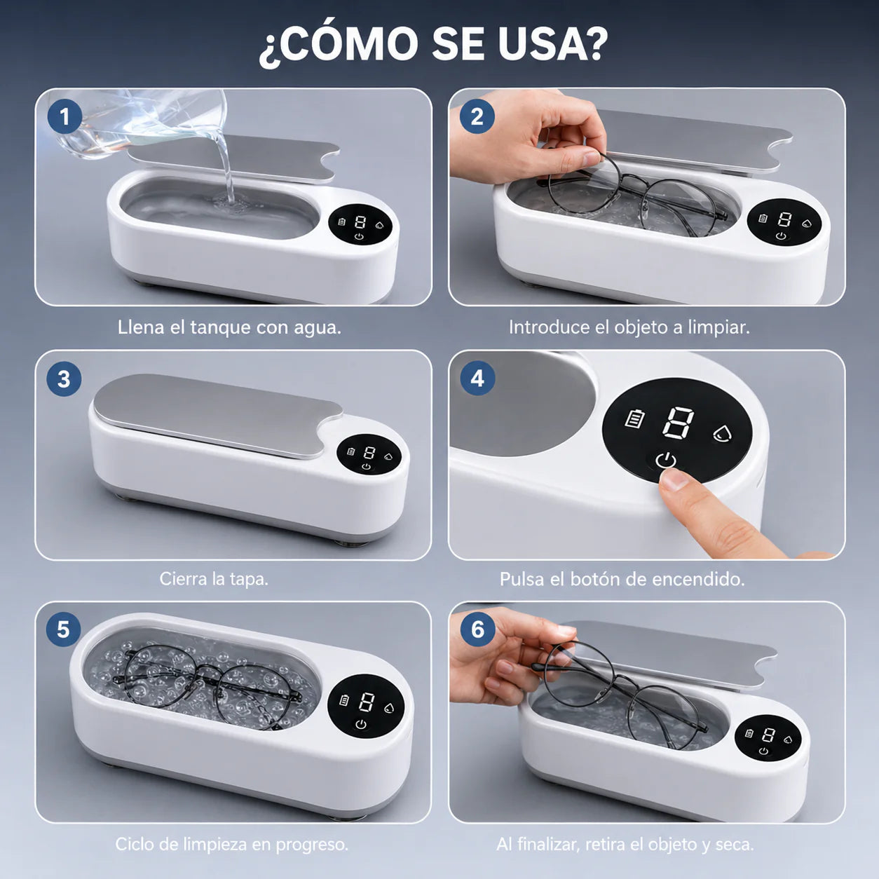 Limpiador SMART ultrasónico