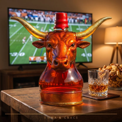 Texas Longhorns football - Whisky Decanter